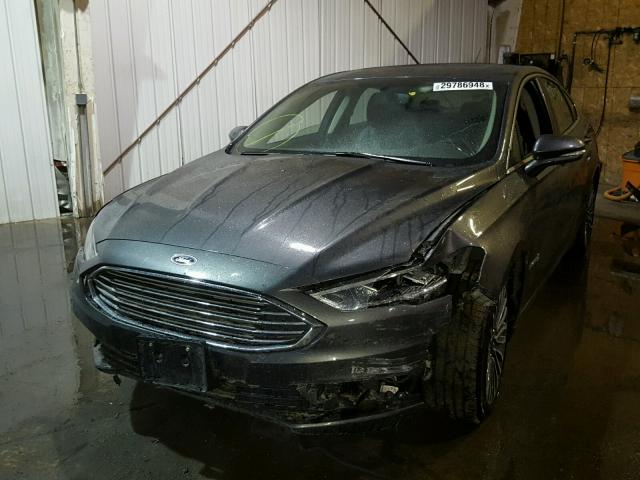 3FA6P0RU9HR314243 - 2017 FORD FUSION TIT GRAY photo 2