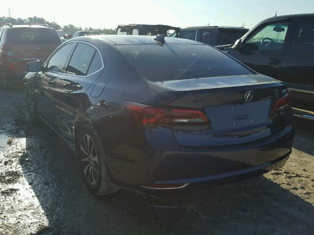 19UUB1F37HA008414 - 2017 ACURA TLX BLUE photo 3