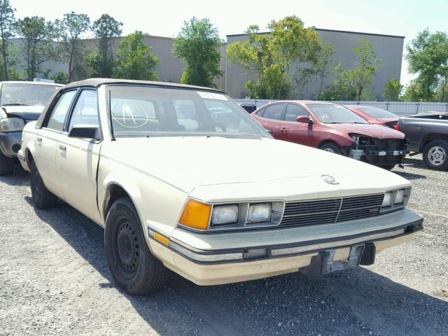 1G4AH19R1GD437525 - 1986 BUICK CENTURY CU YELLOW photo 1