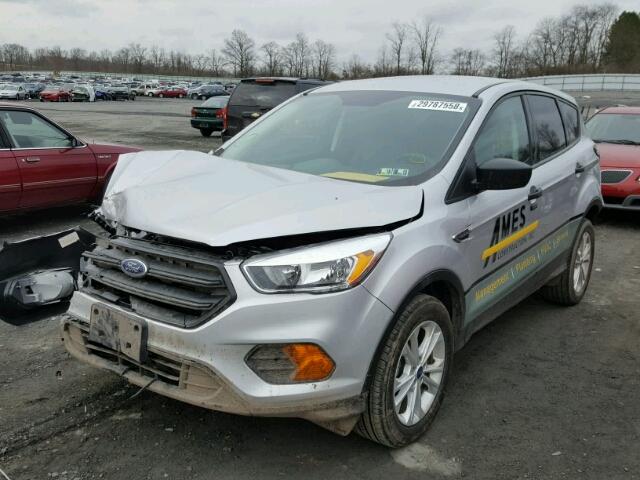 1FMCU0F79HUE38232 - 2017 FORD ESCAPE S SILVER photo 2