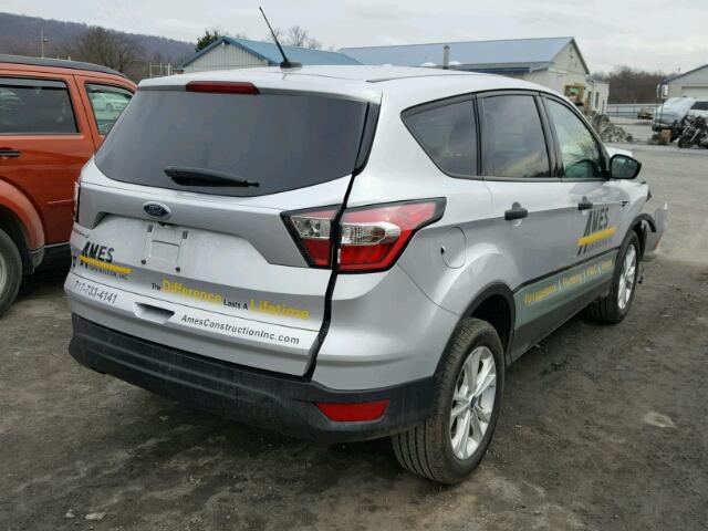 1FMCU0F79HUE38232 - 2017 FORD ESCAPE S SILVER photo 4