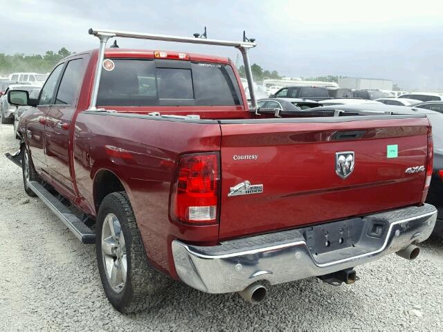 1C6RR7TT9ES156634 - 2014 RAM 1500 SLT MAROON photo 3