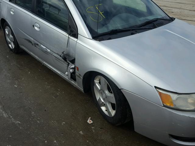 1G8AJ55FX7Z106726 - 2007 SATURN ION LEVEL ვერცხლისფერი ფოტო 9