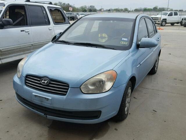 KMHCN46CX9U377878 - 2009 HYUNDAI ACCENT GLS BLUE photo 2