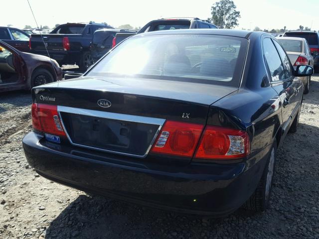 KNAGD126965466092 - 2006 KIA OPTIMA LX BLACK photo 4