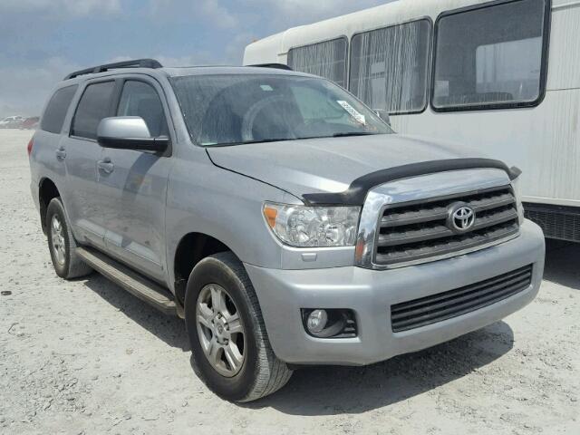 5TDZY5G14CS042295 - 2012 TOYOTA SEQUOIA SR SILVER photo 1