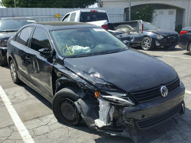 3VW2K7AJXEM442501 - 2014 VOLKSWAGEN JETTA BASE 黑色 照片 1