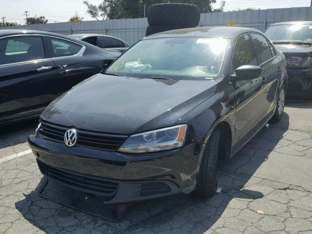 3VW2K7AJXEM442501 - 2014 VOLKSWAGEN JETTA BASE 黑色 照片 2