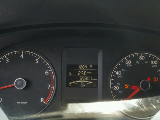 3VW2K7AJXEM442501 - 2014 VOLKSWAGEN JETTA BASE 黑色 照片 8