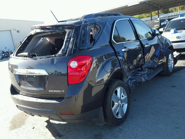 2GNALBEK9F6244853 - 2015 CHEVROLET EQUINOX LT BLACK photo 4