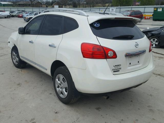 JN8AS5MT3EW617174 - 2014 NISSAN ROGUE SELE WHITE photo 3