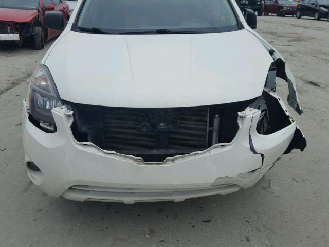 JN8AS5MT3EW617174 - 2014 NISSAN ROGUE SELE WHITE photo 9