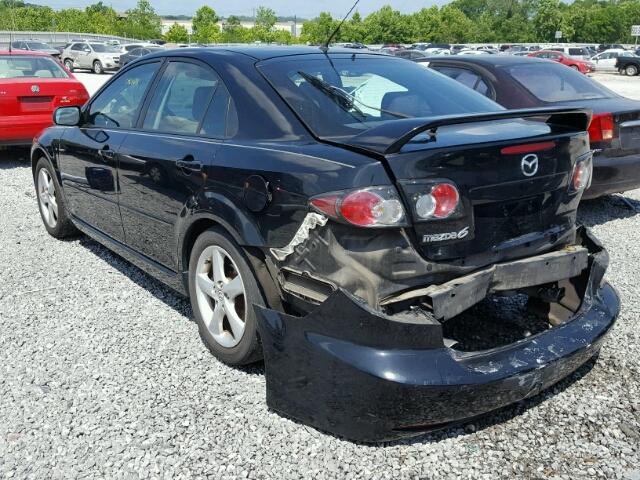 1YVHP84C975M50951 - 2007 MAZDA 6 I BLACK photo 3