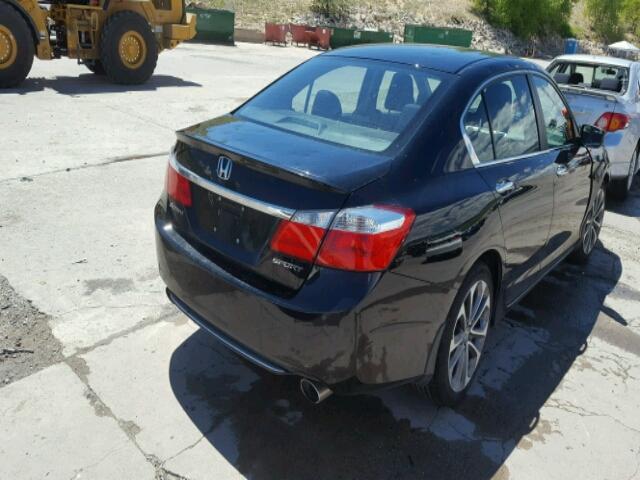 1HGCR2F59DA222944 - 2013 HONDA ACCORD SPO BLACK photo 4