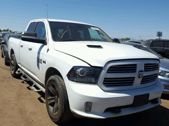 1C6RR7HTXDS654025 - 2013 RAM 1500 SPORT WHITE photo 1