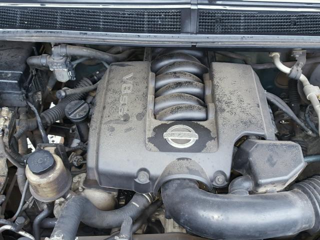 1N6BA06A05N537450 - 2005 NISSAN TITAN XE TURQUOISE photo 7