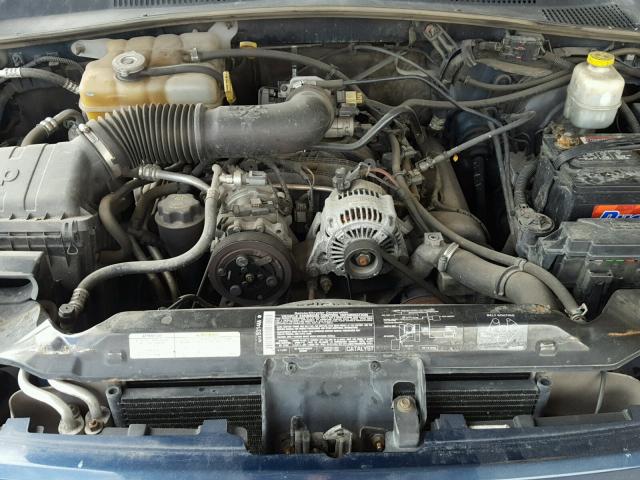 1J4GL48K55W640075 - 2005 JEEP LIBERTY SP BLUE photo 7