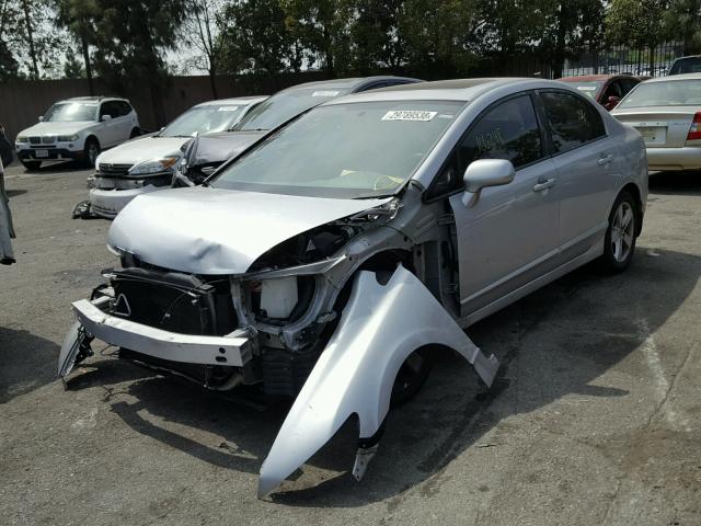 1HGFA16838L093795 - 2008 HONDA CIVIC EX SILVER photo 2