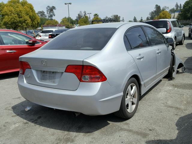 1HGFA16838L093795 - 2008 HONDA CIVIC EX SILVER photo 4