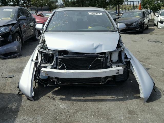 1HGFA16838L093795 - 2008 HONDA CIVIC EX SILVER photo 9