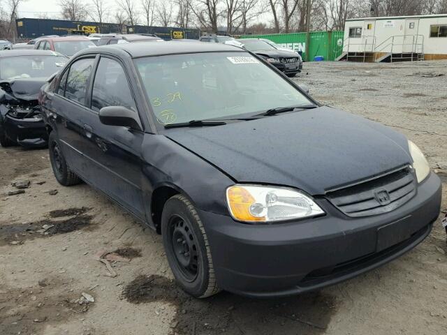 2HGES16513H547188 - 2003 HONDA CIVIC LX BLACK photo 1