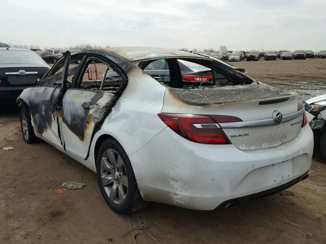 2G4GN5EX2E9195708 - 2014 BUICK REGAL PREM BURN photo 3