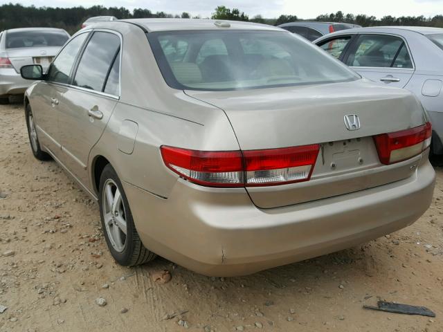 1HGCM56814A134979 - 2004 HONDA ACCORD EX TAN photo 3