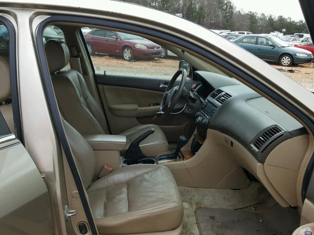 1HGCM56814A134979 - 2004 HONDA ACCORD EX TAN photo 5