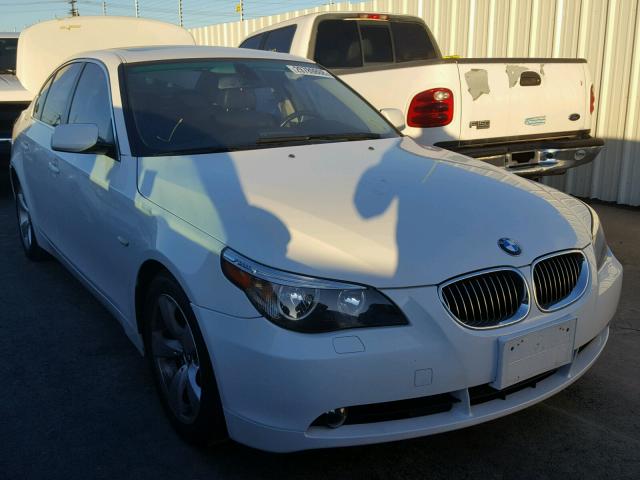 WBANE535X7CY04999 - 2007 BMW 525 I WHITE photo 1