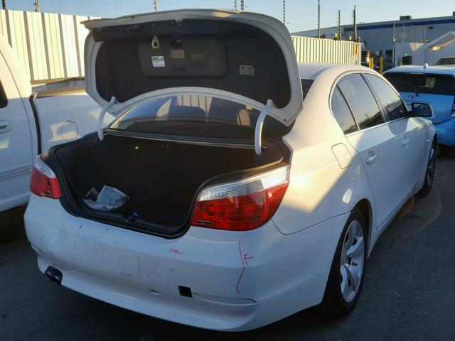 WBANE535X7CY04999 - 2007 BMW 525 I WHITE photo 4