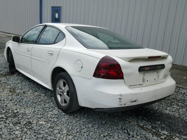 2G2WP522851305697 - 2005 PONTIAC GRAND PRIX WHITE photo 3