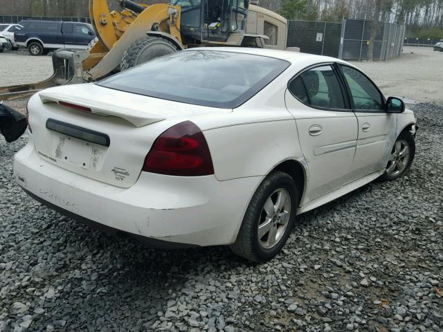 2G2WP522851305697 - 2005 PONTIAC GRAND PRIX WHITE photo 4