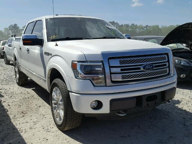 1FTFW1EF5DFB19807 - 2013 FORD F150 SUPER WHITE photo 1