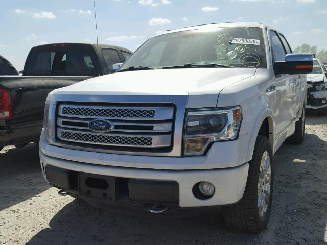 1FTFW1EF5DFB19807 - 2013 FORD F150 SUPER WHITE photo 2