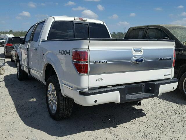 1FTFW1EF5DFB19807 - 2013 FORD F150 SUPER WHITE photo 3