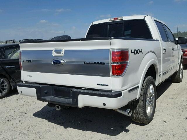 1FTFW1EF5DFB19807 - 2013 FORD F150 SUPER WHITE photo 4