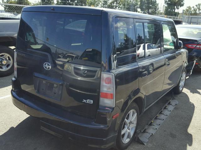 JTLKT324664090312 - 2006 TOYOTA SCION XB შავი ფოტო 4