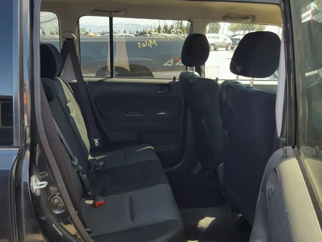 JTLKT324664090312 - 2006 TOYOTA SCION XB შავი ფოტო 6