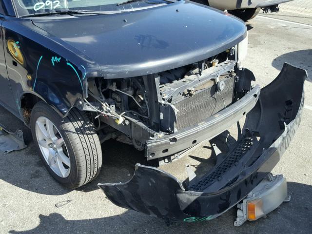 JTLKT324664090312 - 2006 TOYOTA SCION XB შავი ფოტო 9