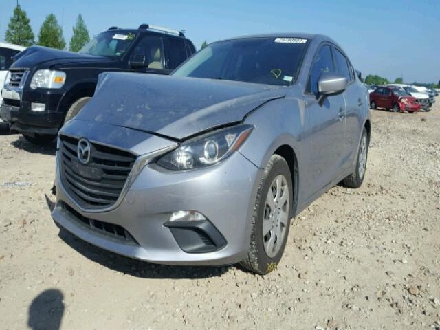 JM1BM1U74E1109864 - 2014 MAZDA MAZDA3 SPO SILVER photo 2