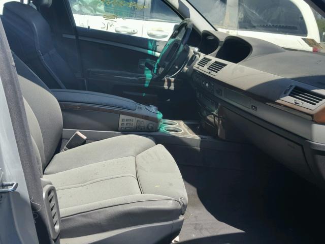 WBAGN63493DS44645 - 2003 BMW 745 LI SILVER photo 5