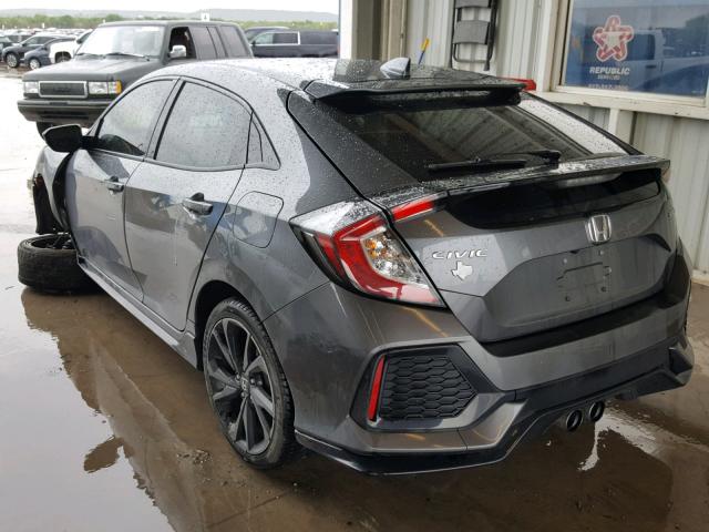 SHHFK7H48HU210846 - 2017 HONDA CIVIC SPOR GRAY photo 3