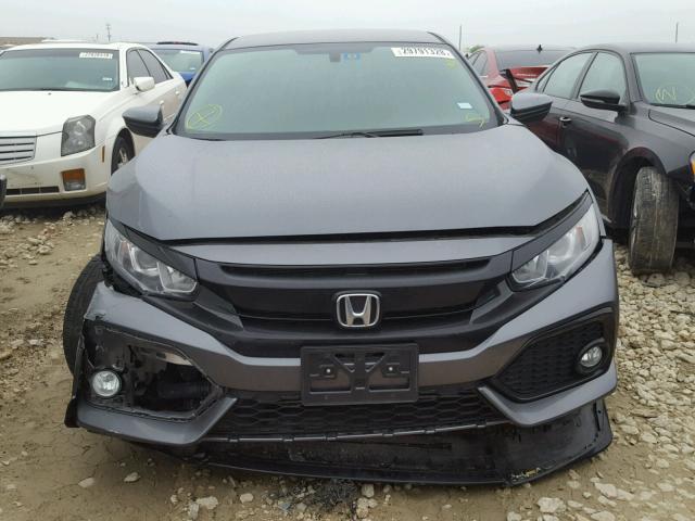 SHHFK7H48HU210846 - 2017 HONDA CIVIC SPOR GRAY photo 9