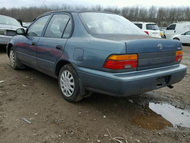 2T1AE04B9SC077444 - 1995 TOYOTA COROLLA BLUE photo 3