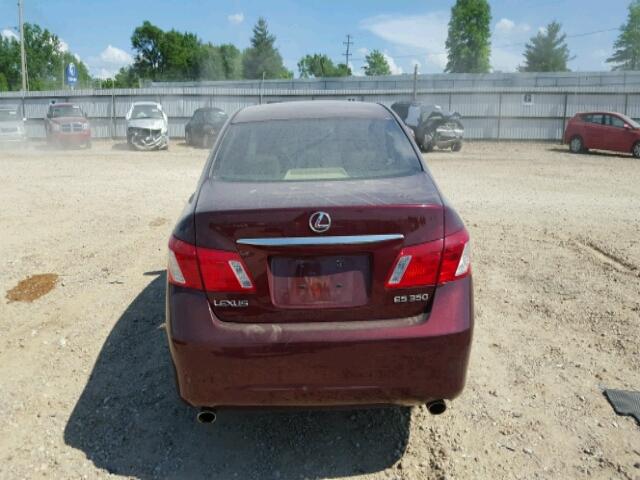 JTHBJ46G982268822 - 2008 LEXUS ES MAROON photo 10