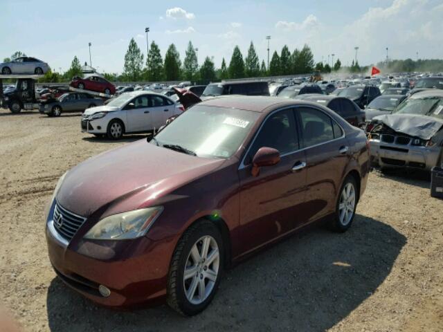 JTHBJ46G982268822 - 2008 LEXUS ES MAROON photo 2