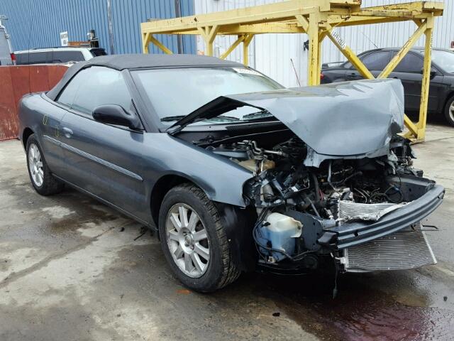 1C3EL75R86N282174 - 2006 CHRYSLER SEBRING GT BLUE photo 1