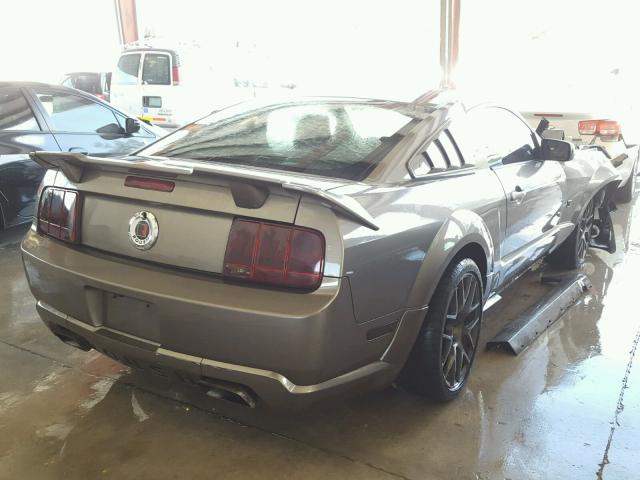 1ZVFT82H755254640 - 2005 FORD MUSTANG GT TAN photo 4