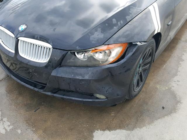 WBAVA33597KX82791 - 2007 BMW 328 I BLACK photo 9