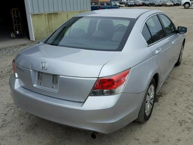 1HGCP26329A154966 - 2009 HONDA ACCORD LX SILVER photo 4